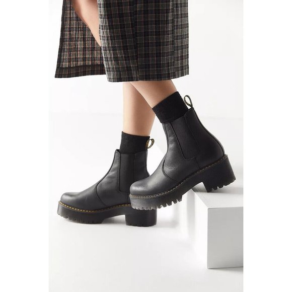 Doc Martens Rometty Black Leather Chelsea Boots